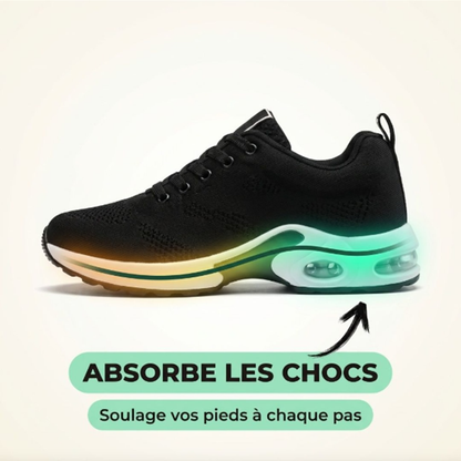 Semelle Orthalya qui absorbe les chocs à chaque pas